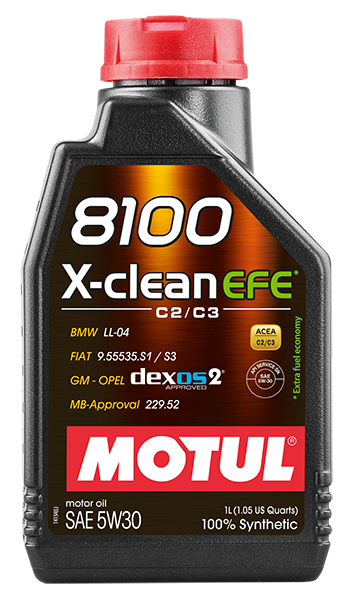 MOTUL 8100 X-CLEAN EFE 5W30 - 1L - Synthetic Engine Oil